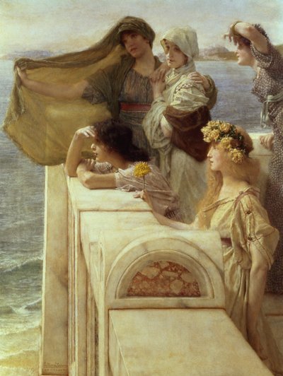 Vid Afrodites vagga, 1908 av Lawrence Alma Tadema